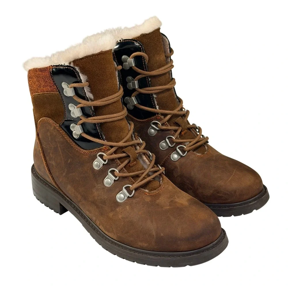 EMU Australia Primrose Sands Boot Wmns‎ 8 Mens 7 Brown Leather Waterproof Hiking